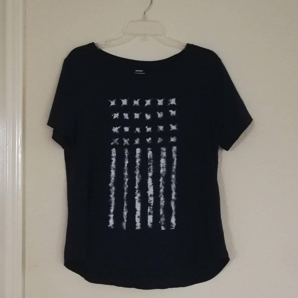 Navy Blue Flag Shirt